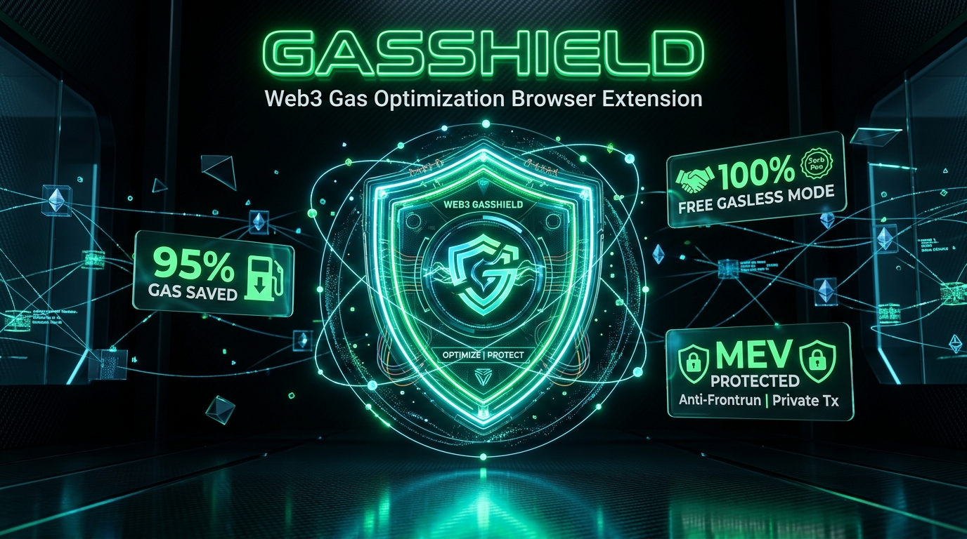 GasShield Web3 Launch Graphic
